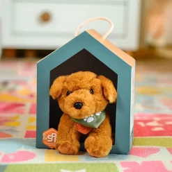 Chien en Peluche Beige 16 cm - SPA Collection