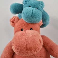 Hippo Peluche 25cm - Vert emeraude - L