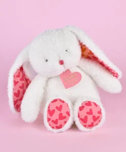 LAPIN JE T'AIME en sac cadeau - 25 cm