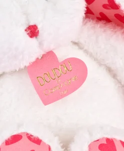 LAPIN JE T'AIME en sac cadeau - 25 cm