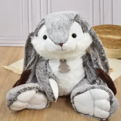 Lapin Marius - Gris chaud - 50 cm