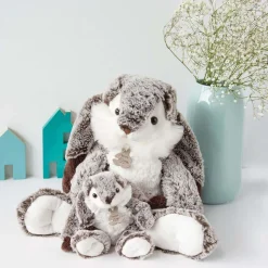Lapin Marius - Gris chaud - 50 cm