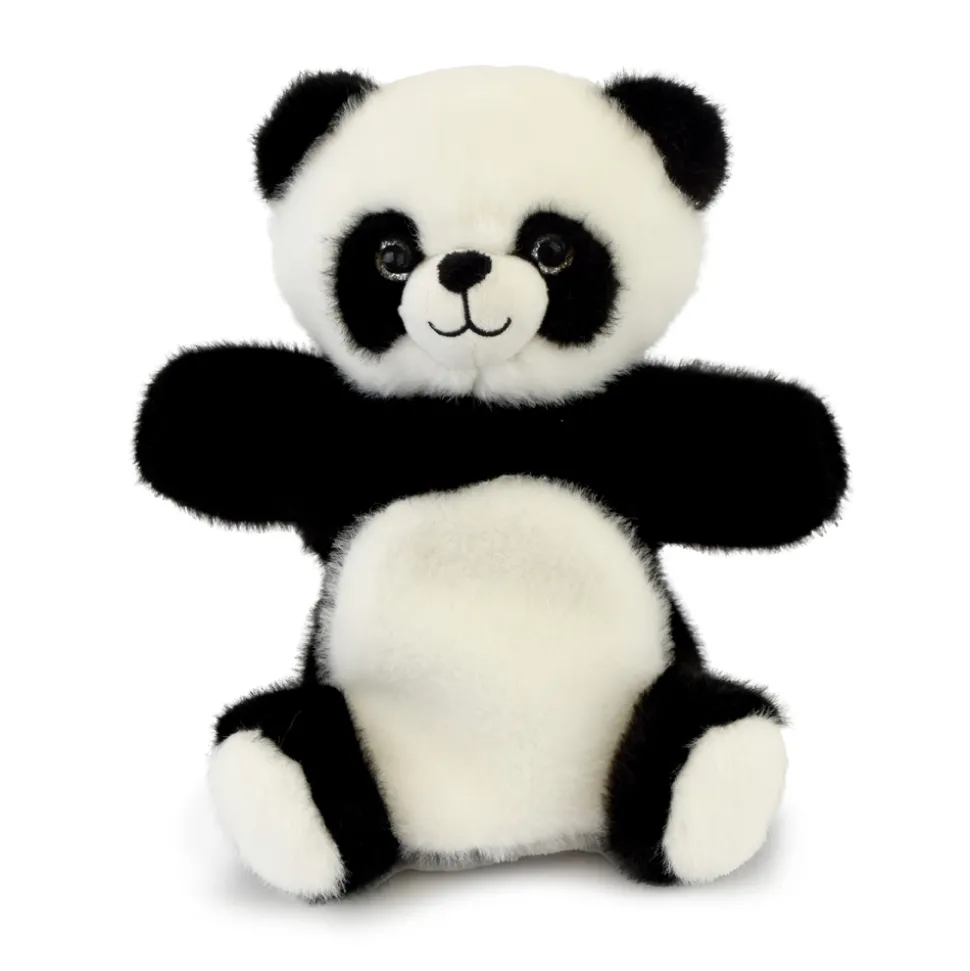 Marionnette Panda noir et blanc - 24 cm