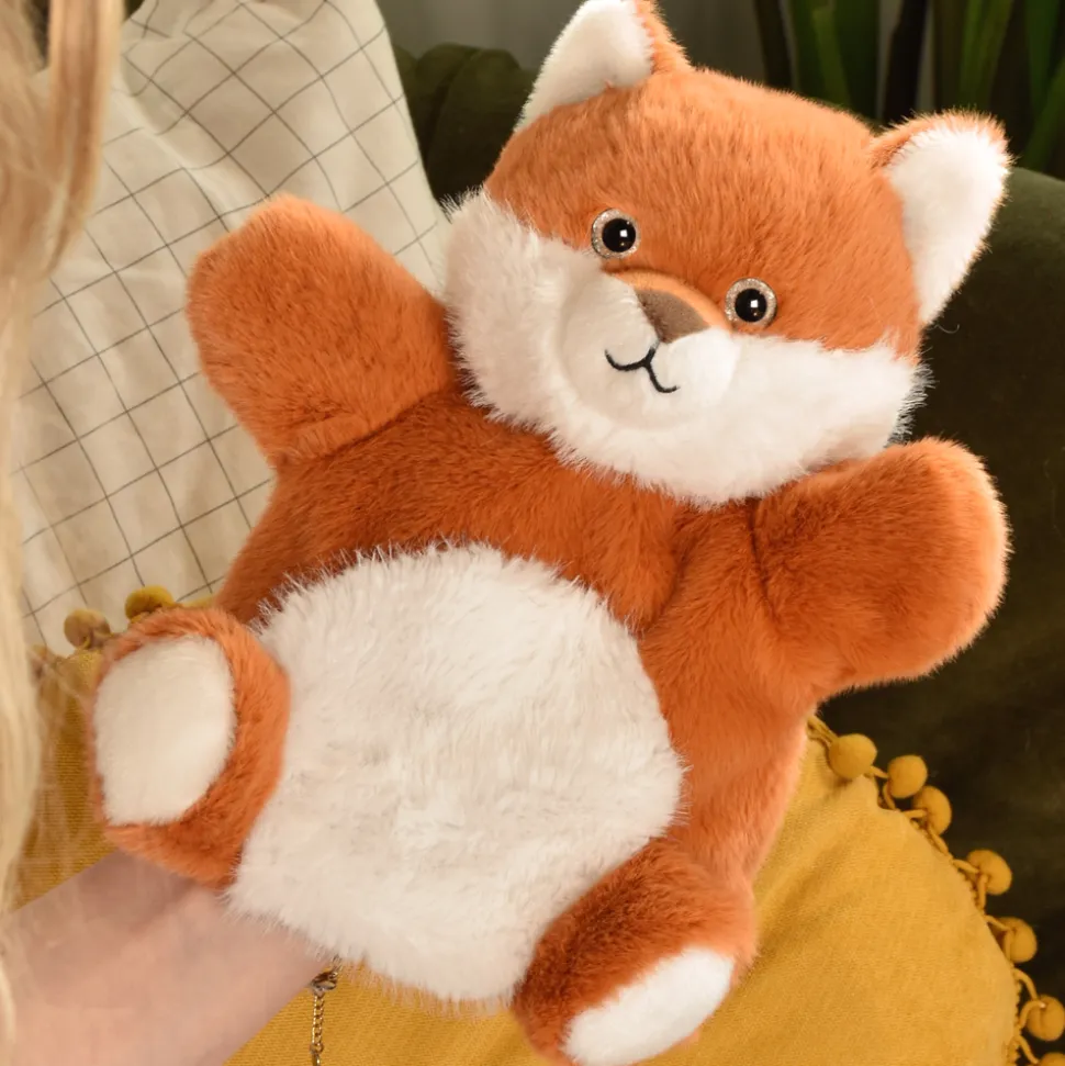 Marionnette Renard roux - 24 cm