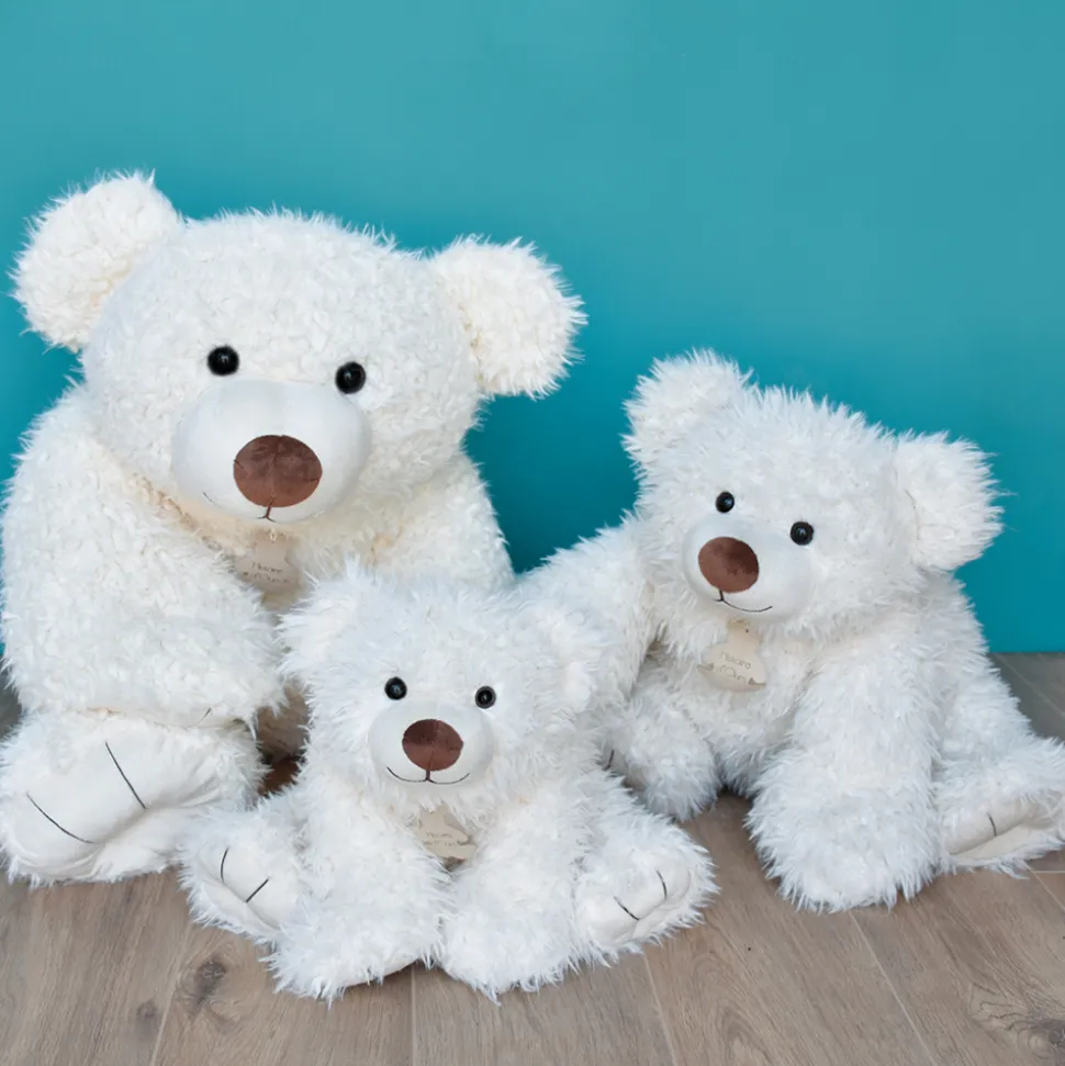 Ours en Peluche Blanc - 90 cm