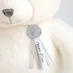 Ours en Peluche Blanc - 22 cm