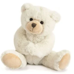 Ours en Peluche Blanc ivoire - 25 cm