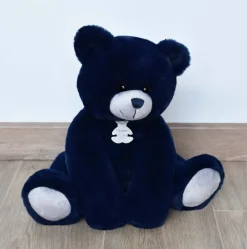 Ours en Peluche Bleu Marine - 35 cm
