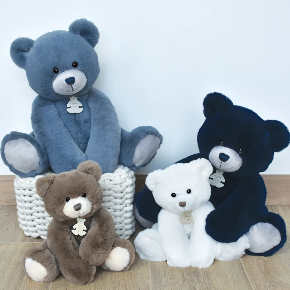 Ours en Peluche Bleu Marine - 35 cm