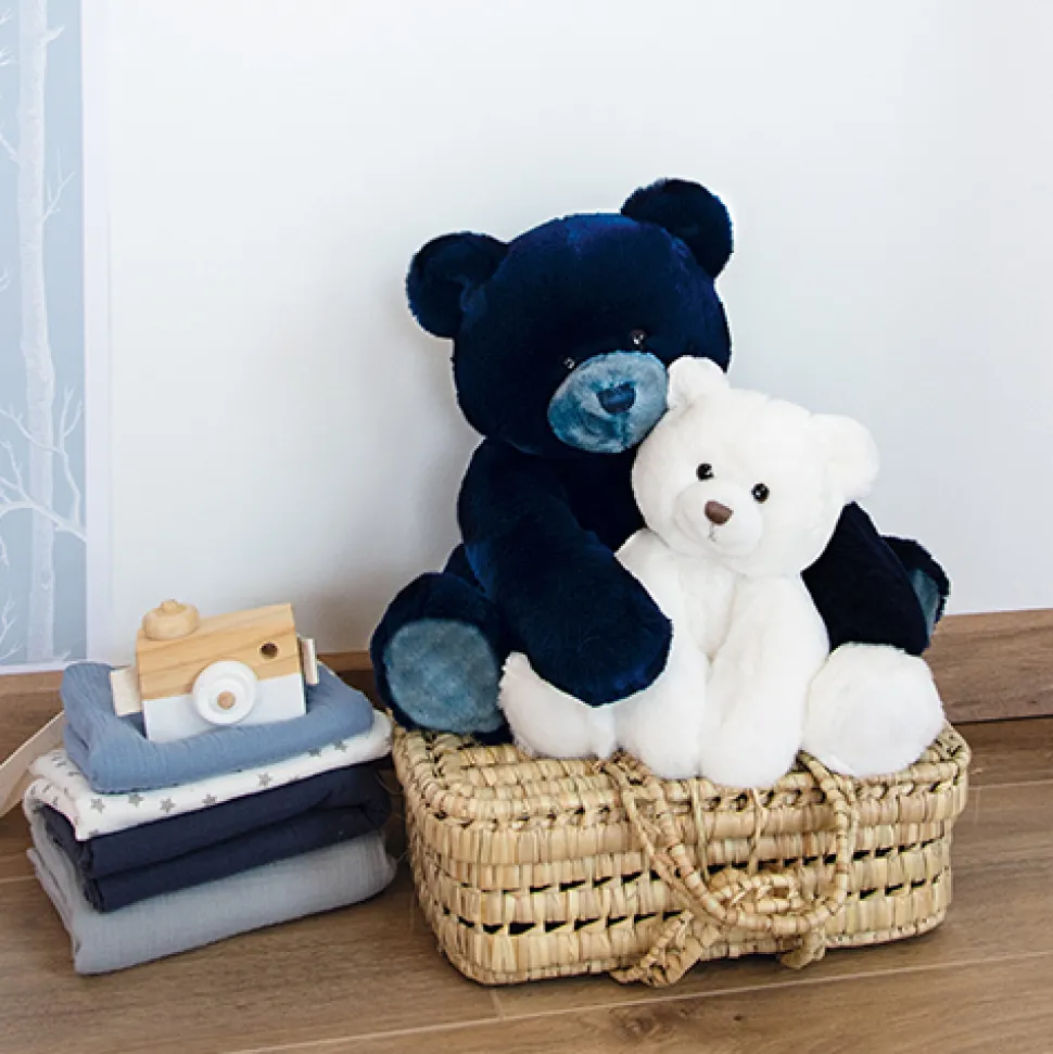 Ours en Peluche Bleu Marine - 35 cm