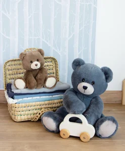 Ours en Peluche Bleu Marine - 35 cm