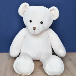 Ours en Peluche Géant Blanc - 135 cm