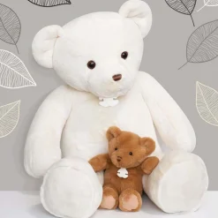 Ours en Peluche Géant Blanc - 135 cm