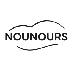 Ours en peluche geant marron Cappuccino assis - LE NOUNOURS - Marron foncé - 75 cm