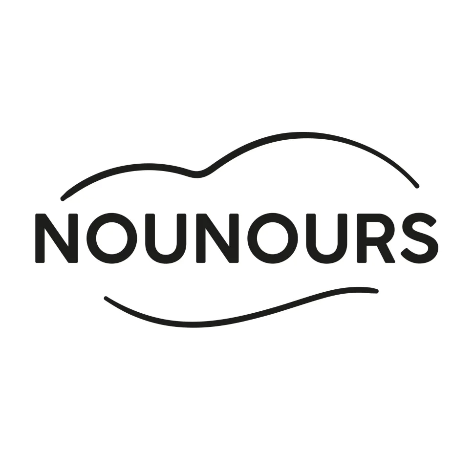 Ours en peluche geant marron roux assis - LE NOUNOURS - 75 cm