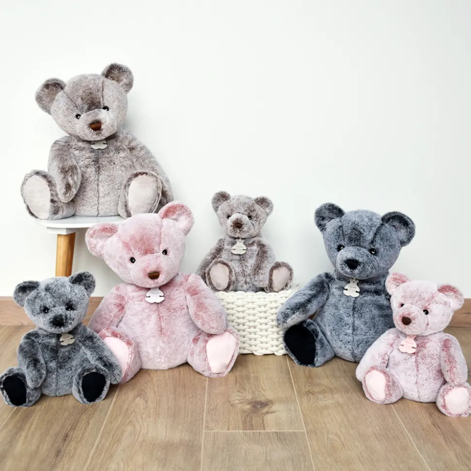 Ours en Peluche Gris Anthracite - 25 cm