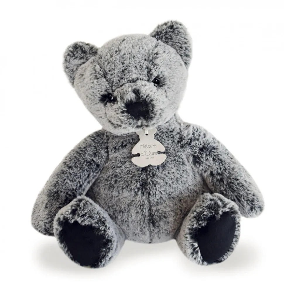 Ours en Peluche Gris Anthracite - 25 cm