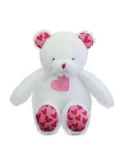 Ours en peluche JE T'AIME en sac cadeau - 25 cm