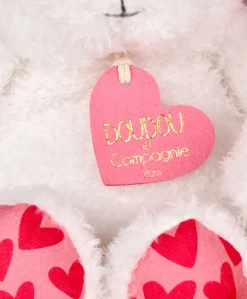 Ours en peluche JE T'AIME en sac cadeau - 25 cm