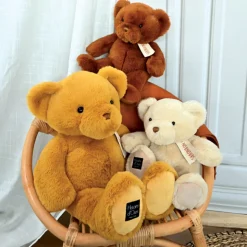 Ours en peluche marron Cappuccino - LE NOUNOURS -