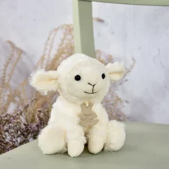 Peluche Agneau blanc - 15 cm