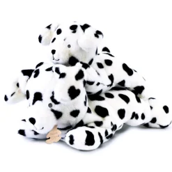 Peluche allongee chien dalmatien leste - Les P'tits Relax - 22 cm