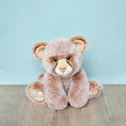 Peluche Bébé Lion Marron - 18 cm