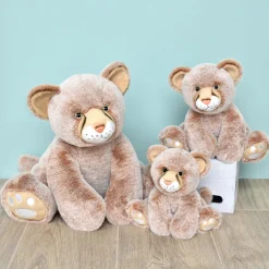 Peluche Bébé Lion Marron - 18 cm