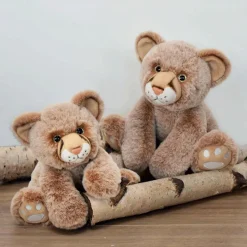 Peluche Bébé Lion Marron - 18 cm