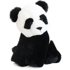 Peluche Bébé Panda Noir - 23 cm