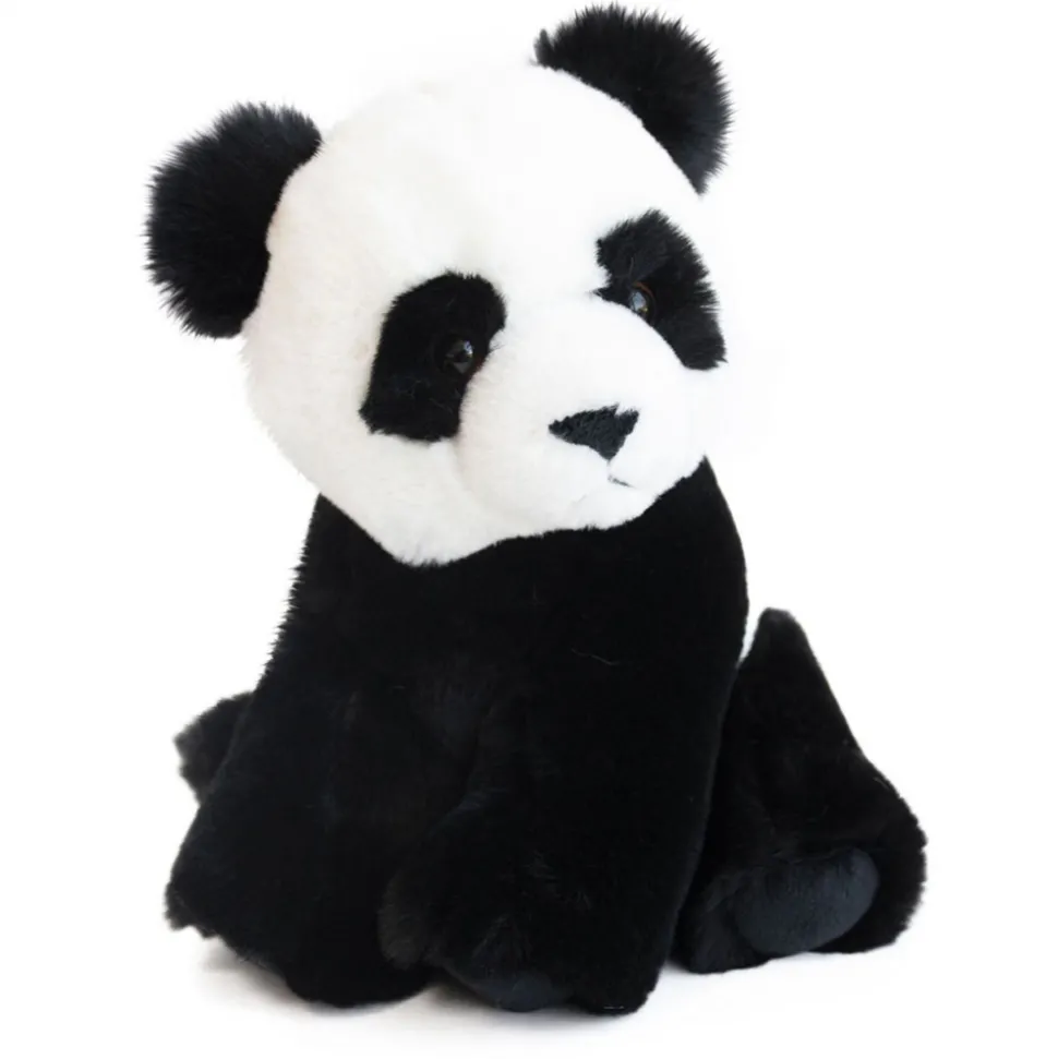 Peluche Bébé Panda Noir - 23 cm