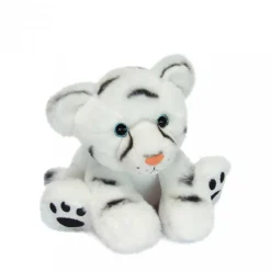 Peluche Bébé Tigre Blanc - 18 cm