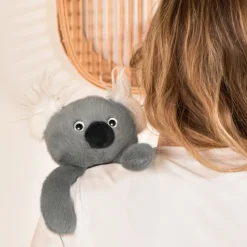 Peluche bien être - Koala en peluche magnétique gris - 30 cm
