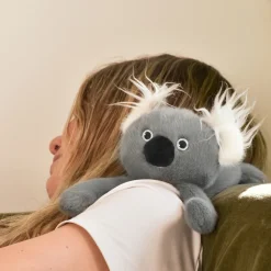 Peluche bien être - Koala en peluche magnétique gris - 30 cm