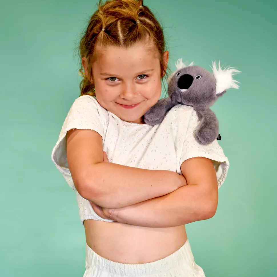 Peluche bien être - Koala en peluche magnétique gris - 30 cm