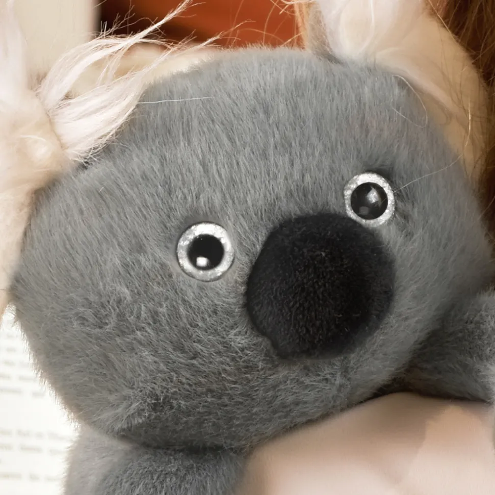 Peluche bien être - Koala en peluche magnétique gris - 30 cm
