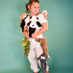 Peluche bien être - Ours en peluche magnétique marron - 30 cm