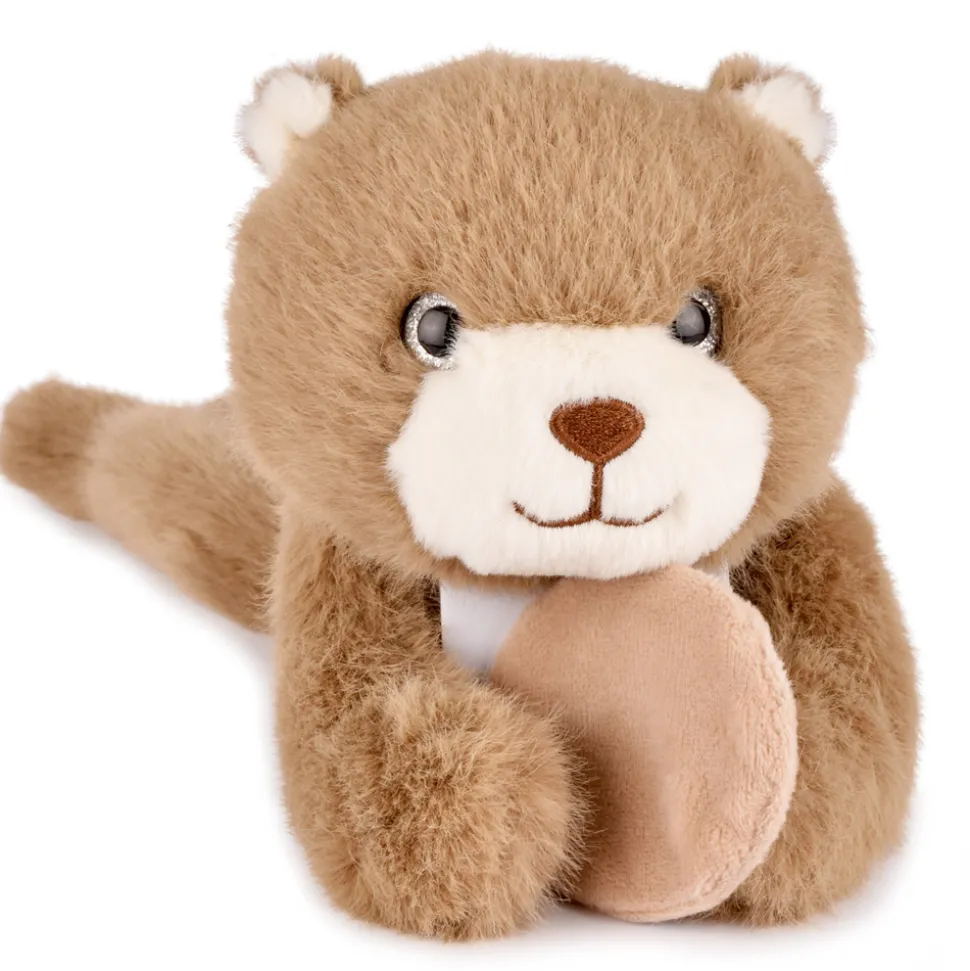 Peluche bien être - Ours en peluche magnétique marron - 30 cm