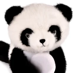 Peluche bien être - Panda en peluche magnétique noir et blanc - 30 cm
