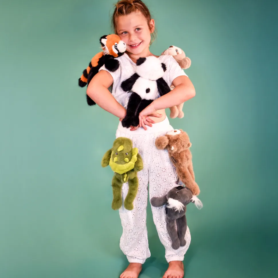 Peluche bien être - Panda en peluche magnétique noir et blanc - 30 cm