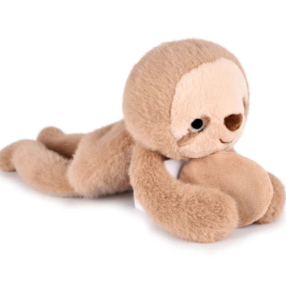 Peluche bien être - Paresseux en peluche magnétique beige - 30 cm