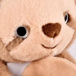 Peluche bien être - Paresseux en peluche magnétique beige - 30 cm