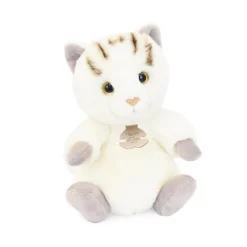 Peluche chat assis - 20 cm