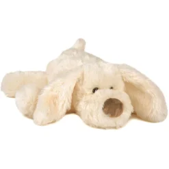 Peluche Chien Blanc - 25 cm
