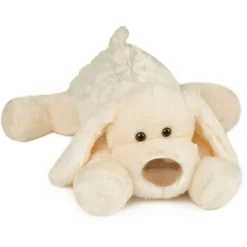Peluche Chien Blanc - 50 cm