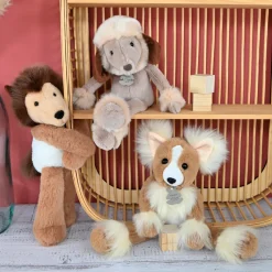 Peluche chien Colley 30 cm - Les Ébouriffés