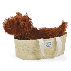 Peluche chien Fox - Marron foncé - 25 cm