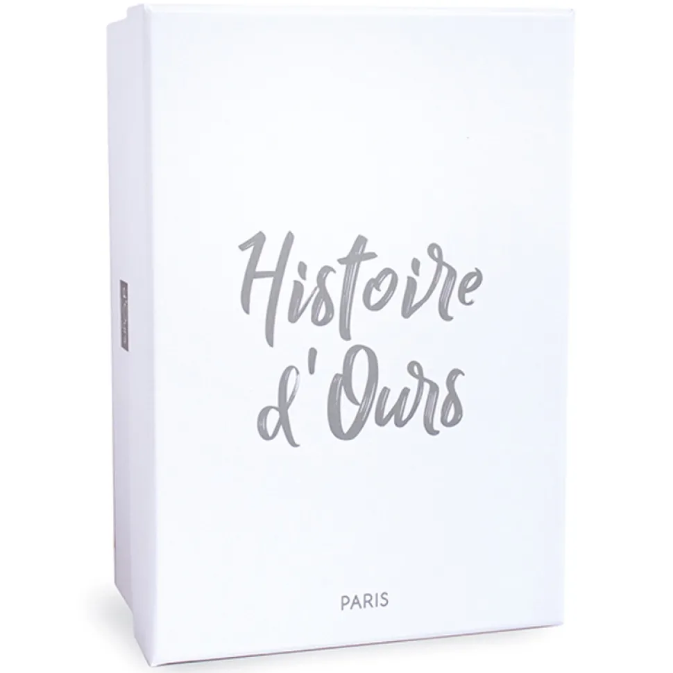 Peluche chien Noopy blanc et noir - Blanc - 40 cm