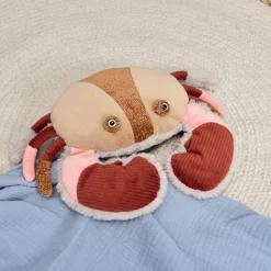 Peluche Crabe beige - 23 cm