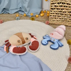 Peluche Crabe beige - 23 cm